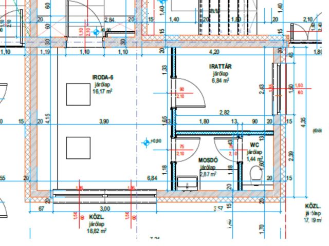 Belvárosban 41 - 109 m2 alapterületű  üzethelyiségek eladók