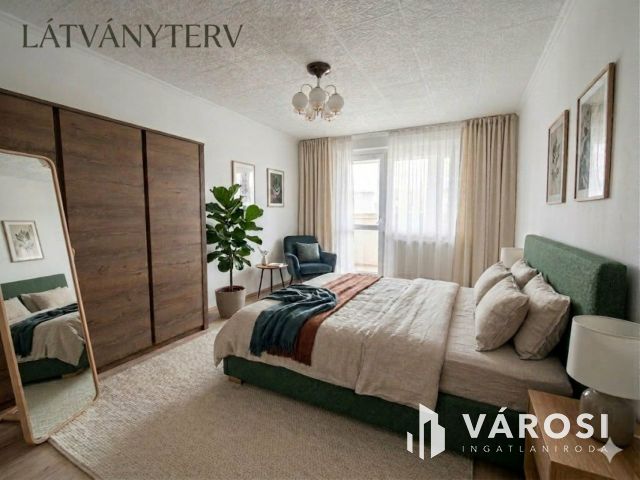 Agrárhoz közeli 2 erkélyes panel lakás eladó