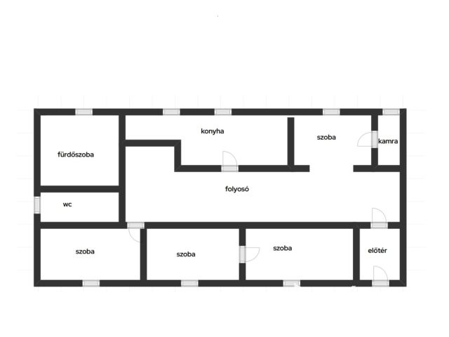 Nyíregyházán,kertvárosi részen  eladó  egy földszintes   ház