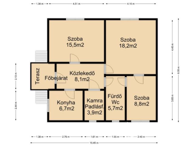 Katonaréten eladó családi ház